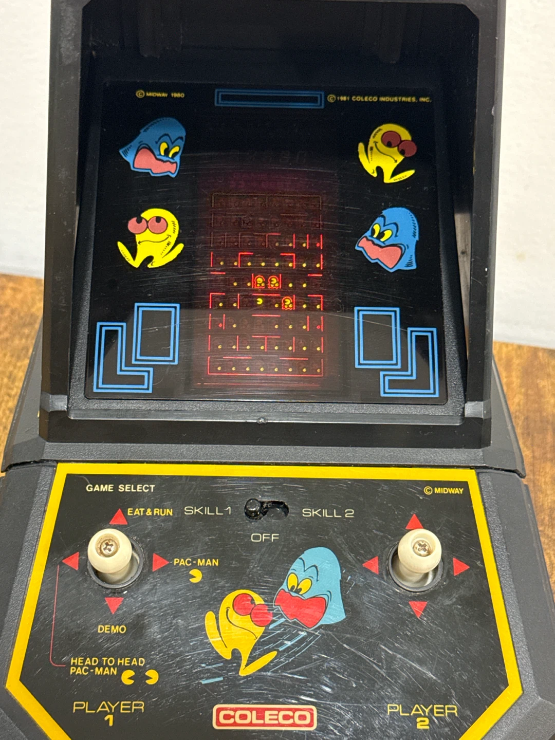 Coleco Pac-Man Electronic Handheld Game 1981 - photo 5