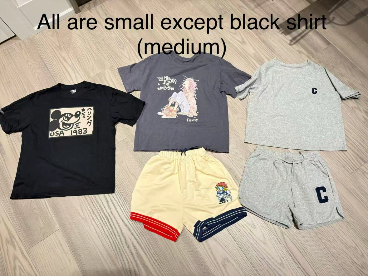 Assorted T-Shirts and Shorts Bundle