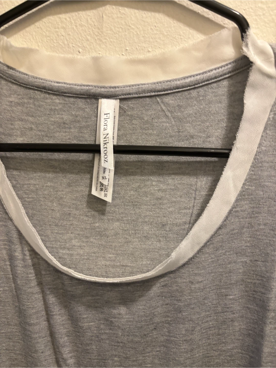 NEW- XL Sleepwear Shirt Flora Nikrooz Gray T-Shirt - photo 2