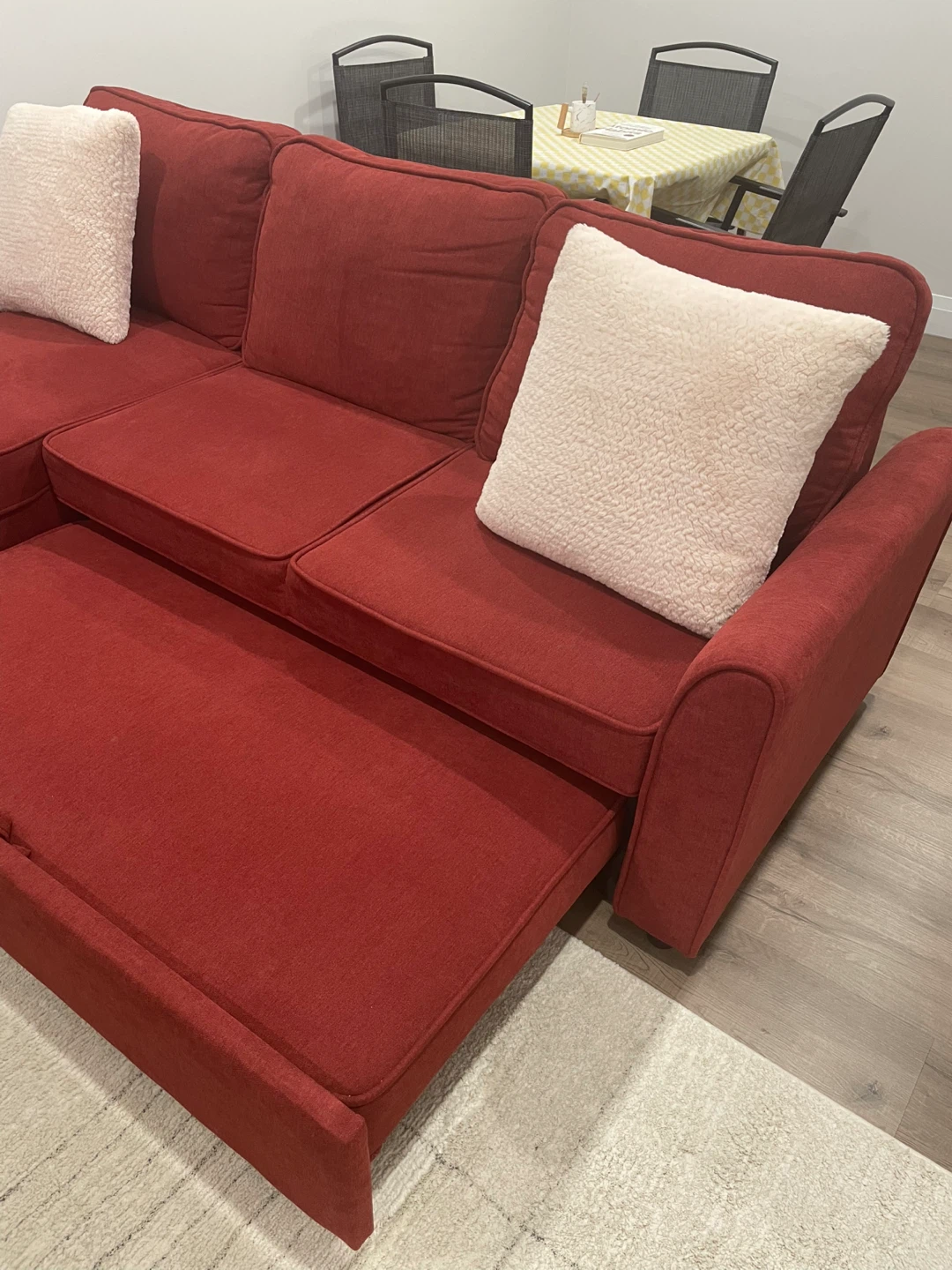 Convertible Sofa Bed with Storage - photo 3