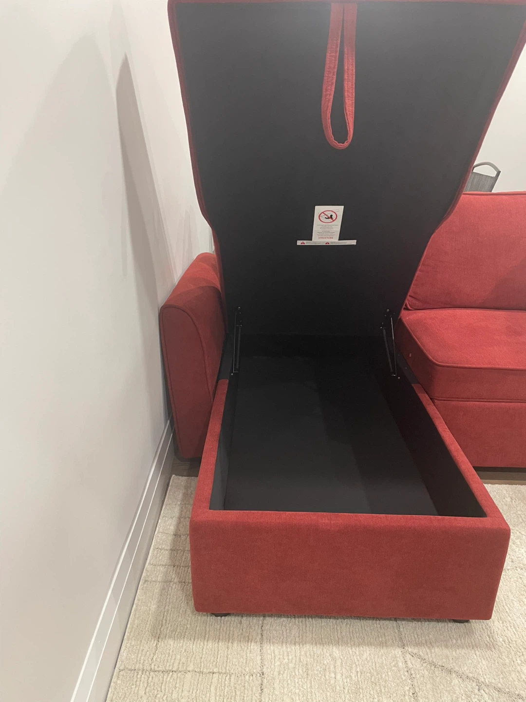 Convertible Sofa Bed with Storage - photo 4