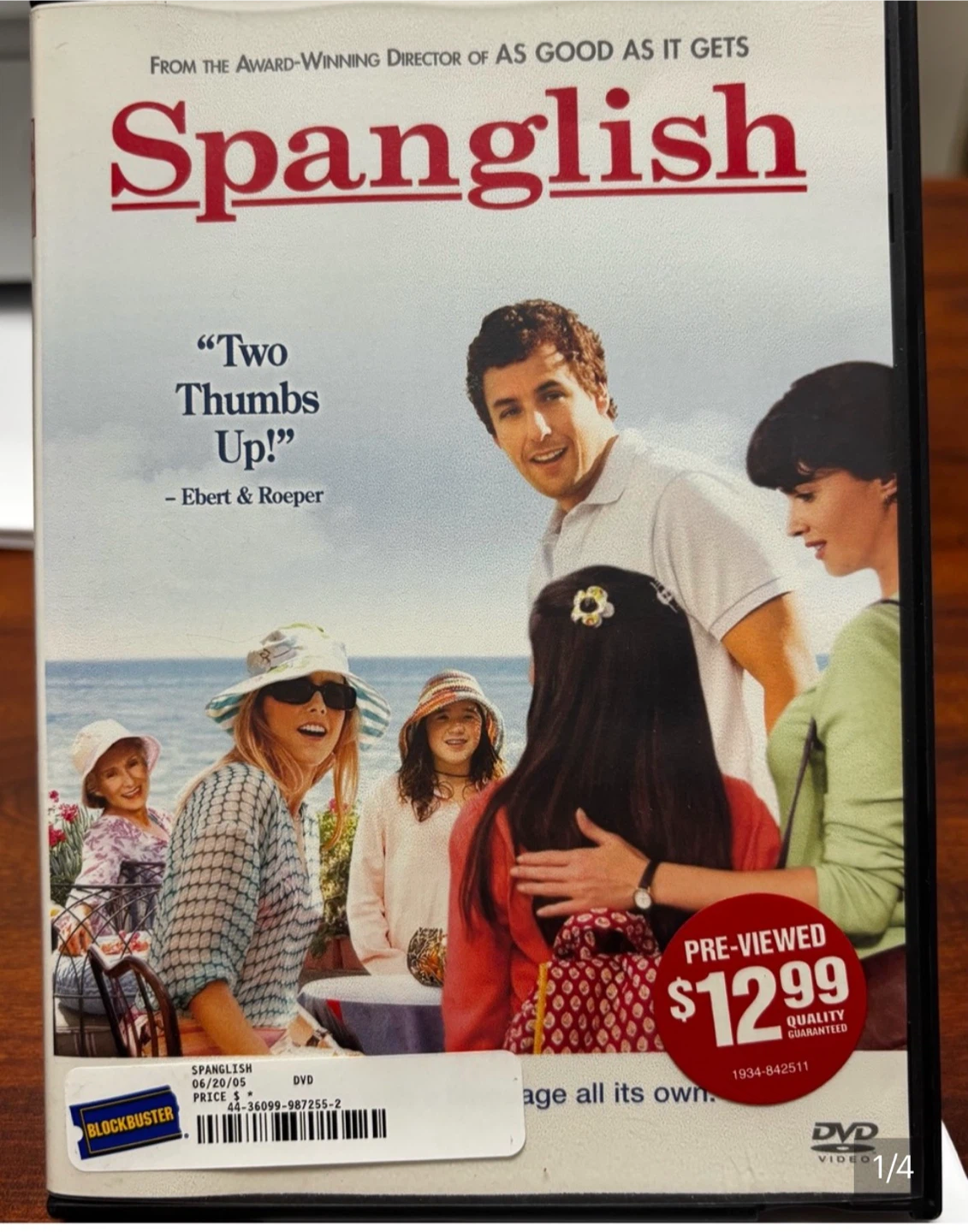 Spanglish DVD Movie previously viewed