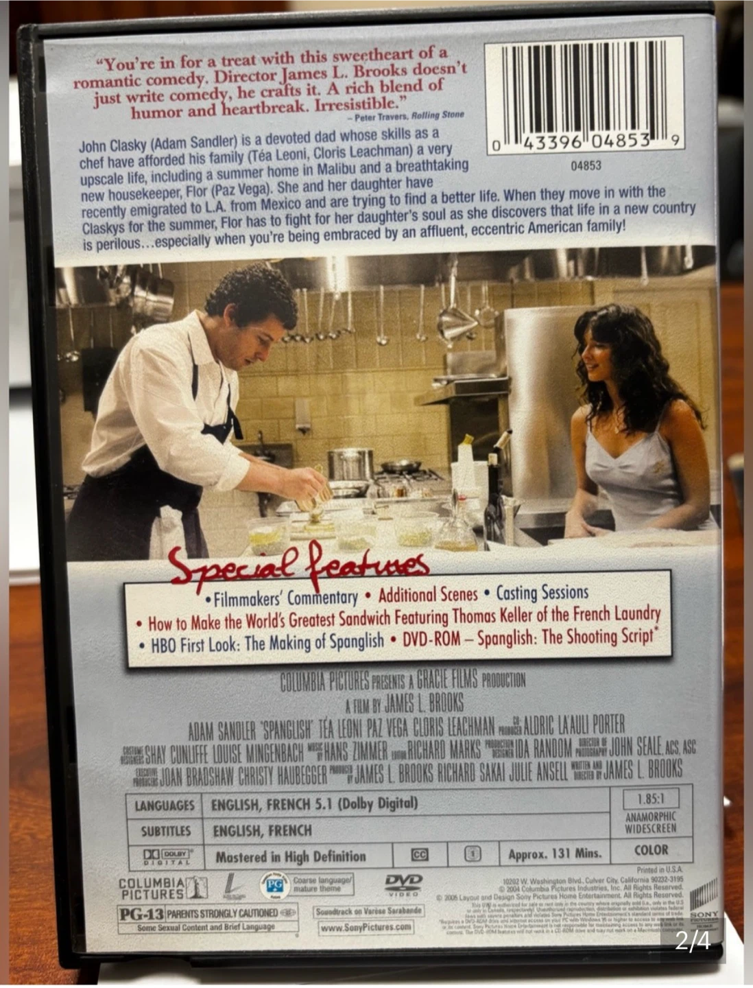 Spanglish DVD Movie previously viewed - photo 2