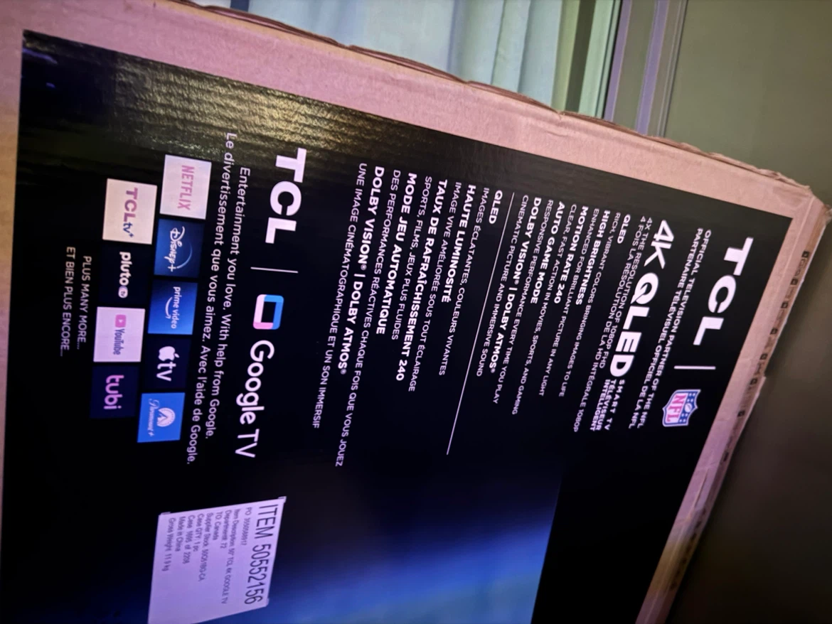 TCL 50" 4K Google TV