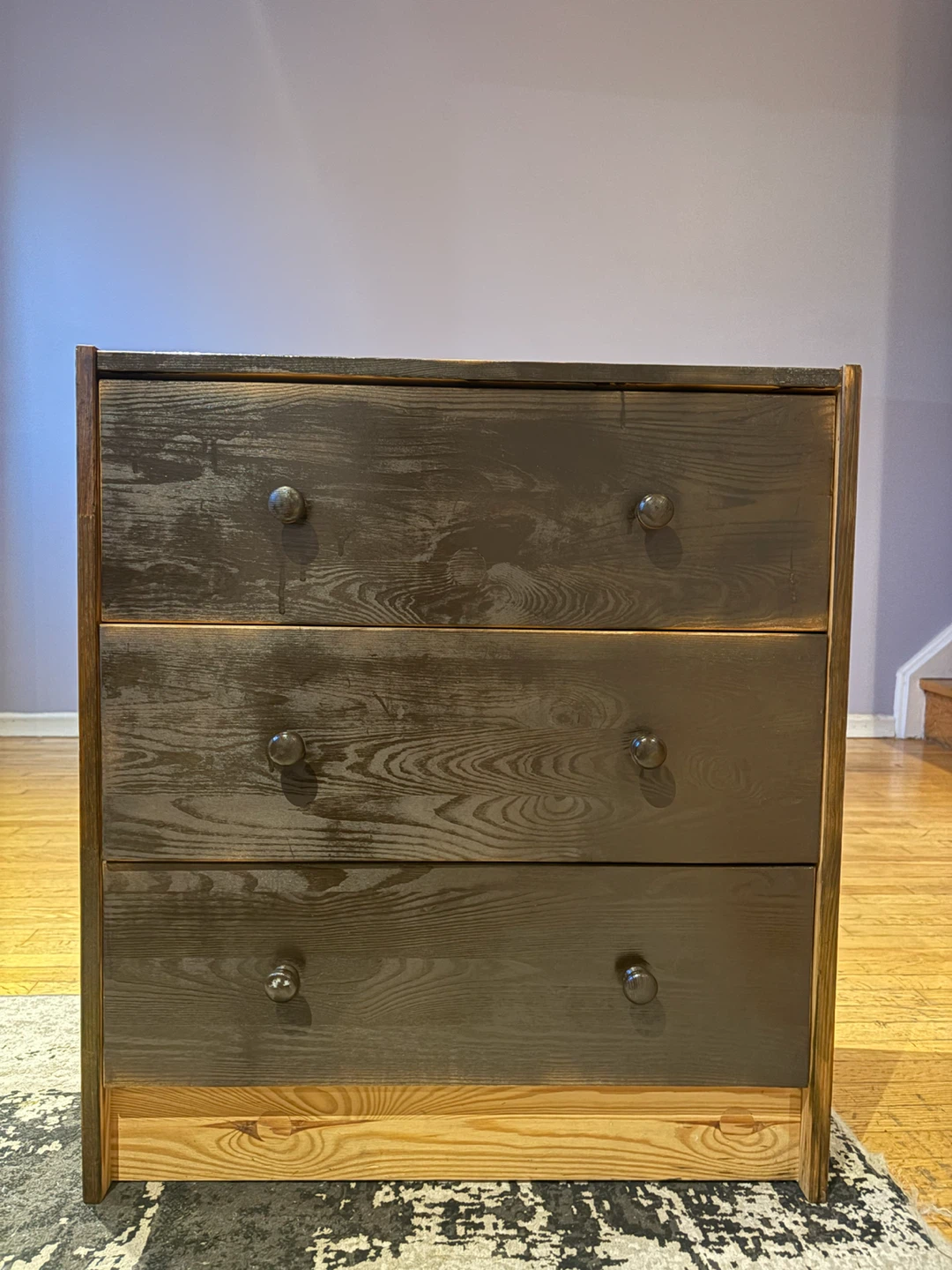 Solid Wood 3-Drawer Dresser | Bedroom | Duty Storage Cabinet