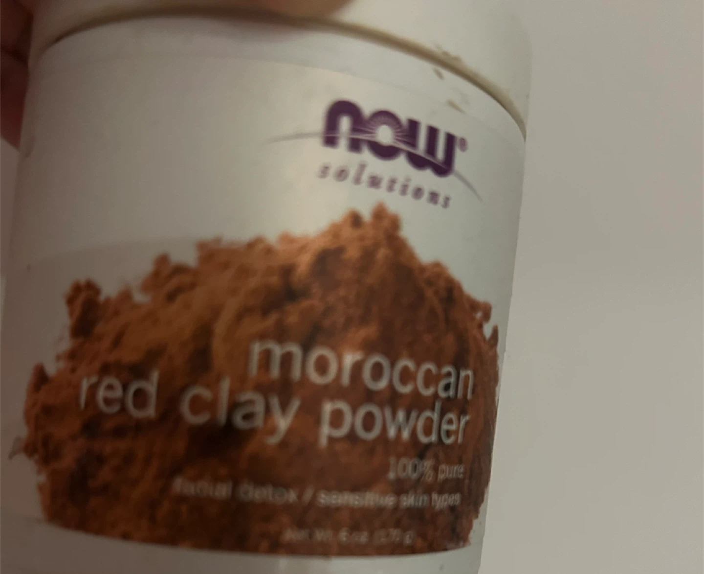NOW Solutions Moroccan Red Clay Powder 6 oz (170g) - photo 2