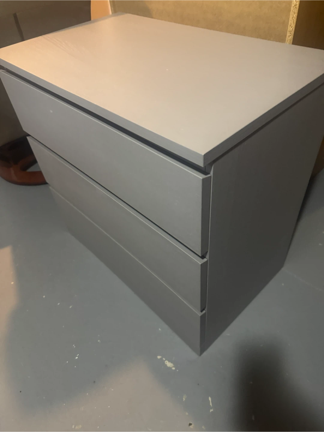 Ikea Grey 3-Drawer Dresser - photo 3