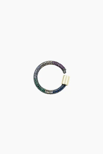 Mix Color CZ Micro Pave Circle Clasp Carabiner