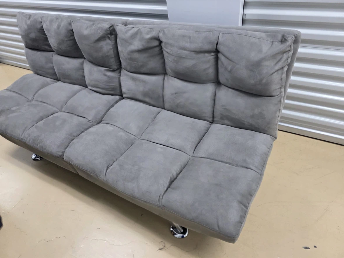 Grey Futon Sofa Bed - photo 3