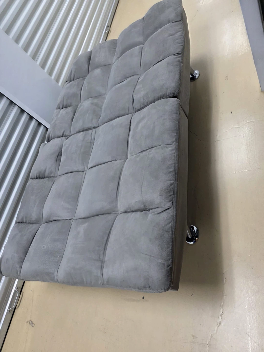 Grey Futon Sofa Bed - photo 4