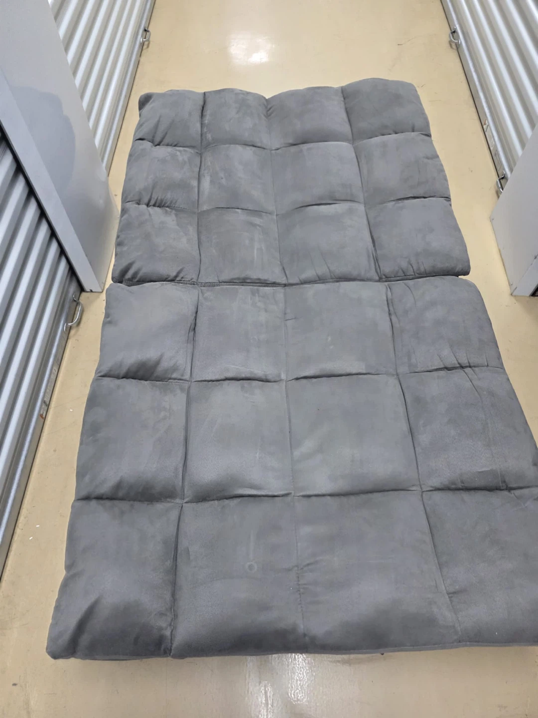 Grey Futon Sofa Bed - photo 5