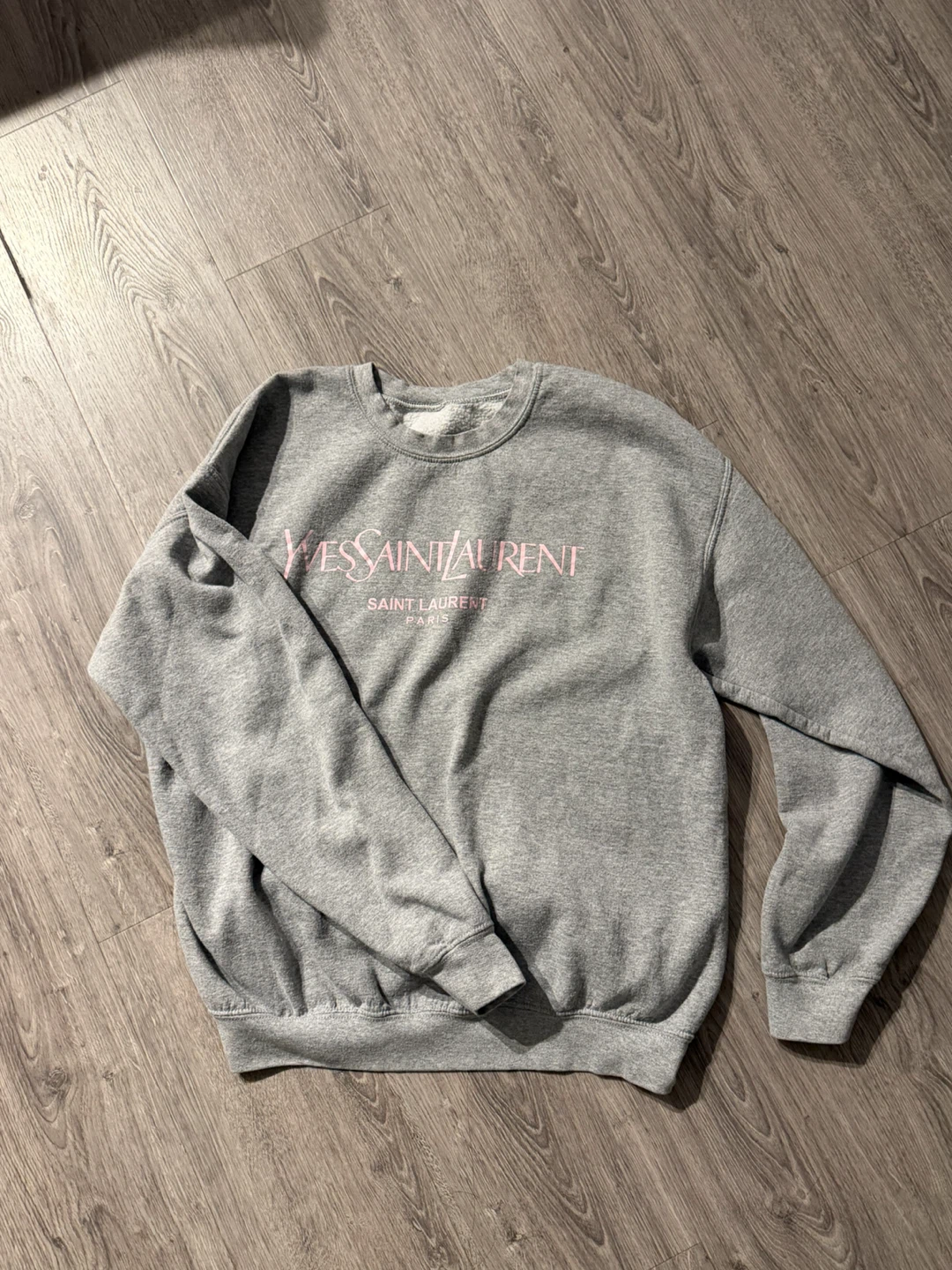 Yves Saint Laurent Grey Sweatshirt