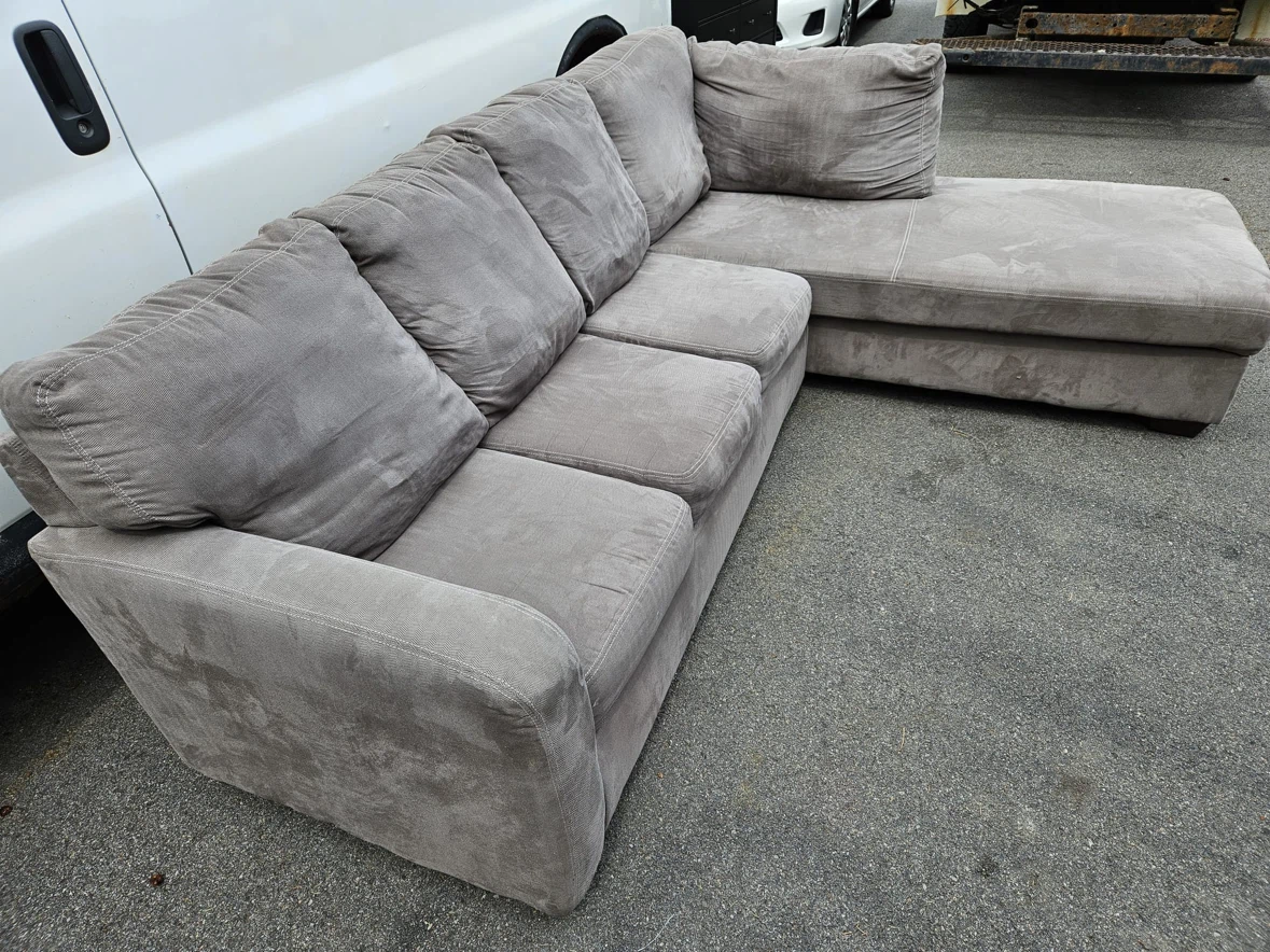 Grey Sectional Couch - photo 2