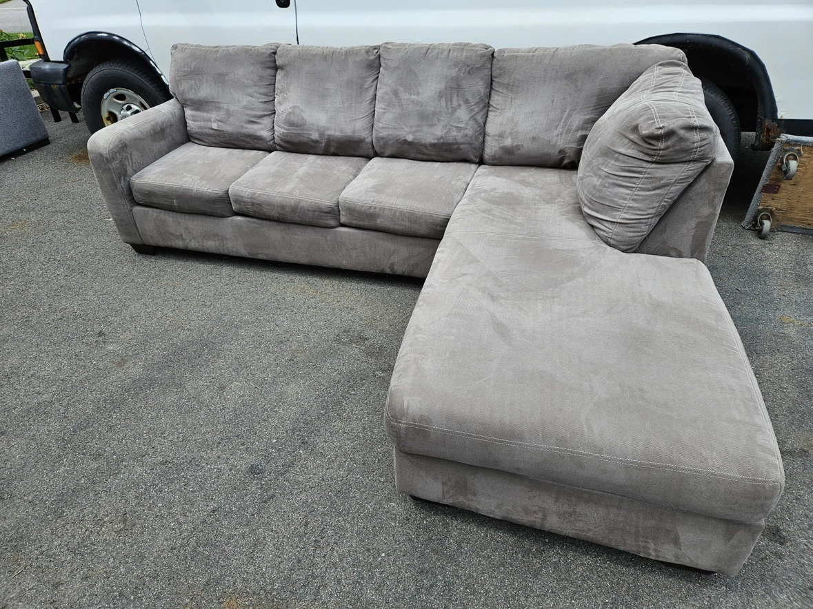 Grey Sectional Couch - photo 3