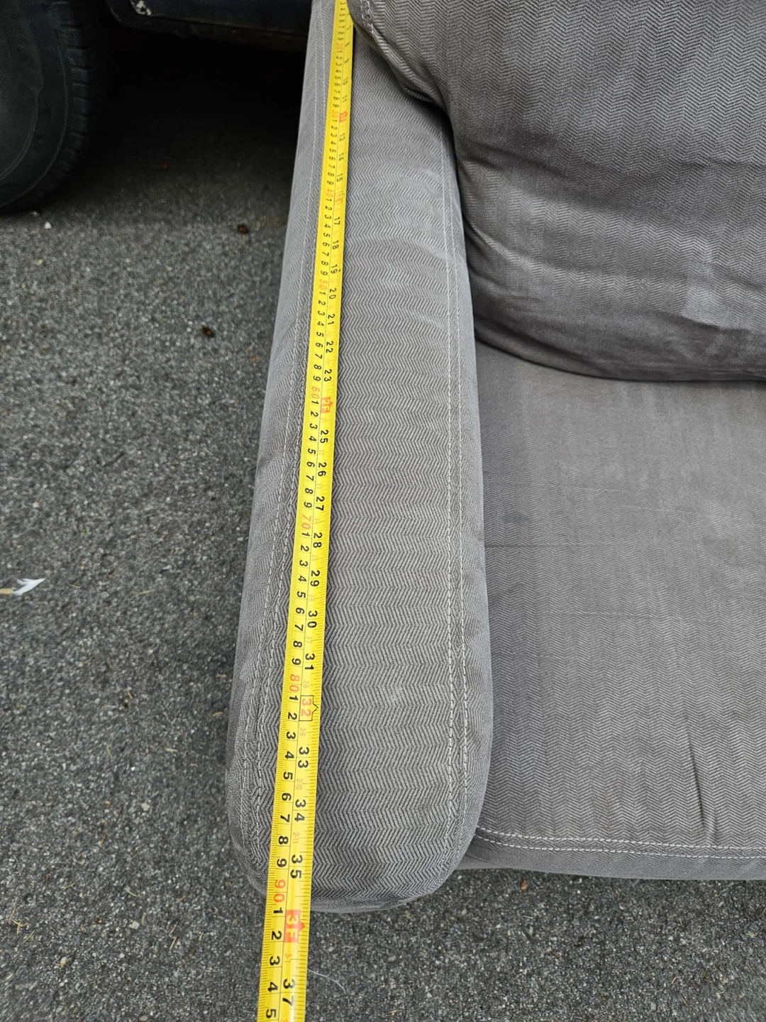 Grey Sectional Couch - photo 5