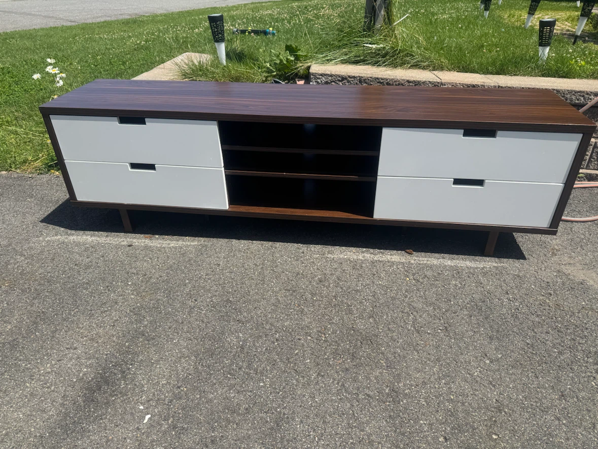 Stractube TV Stand with Drawers and Shelves