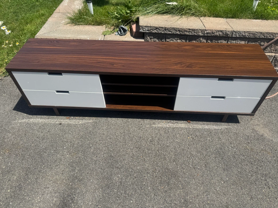 Stractube TV Stand with Drawers and Shelves - photo 3
