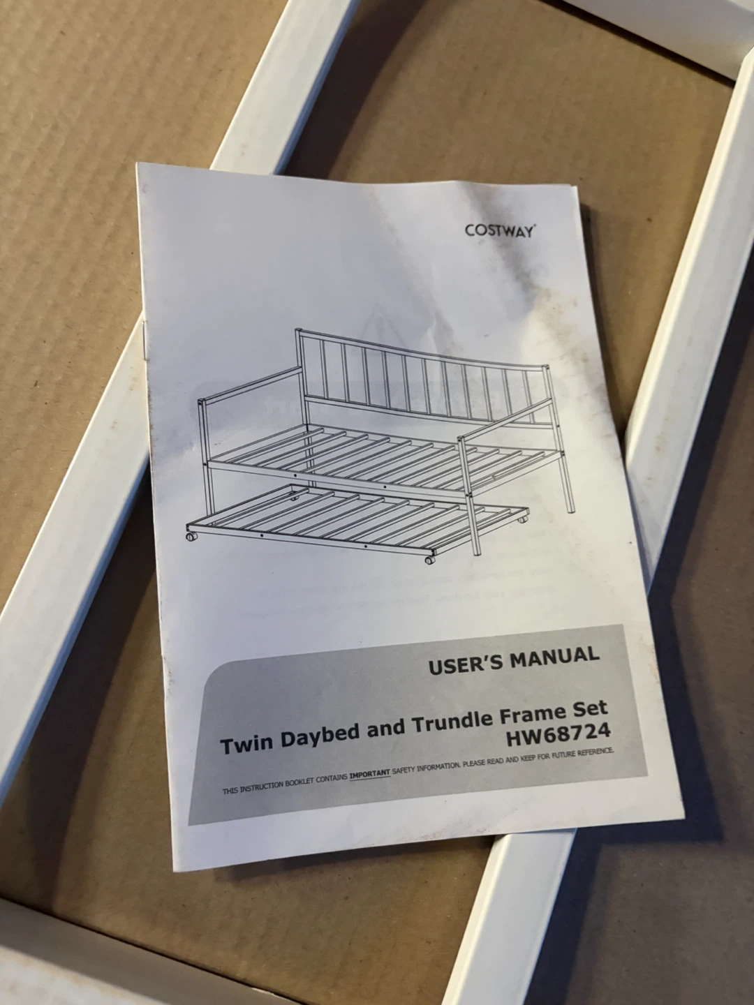 Costway Twin Daybed and Trundle Frame Set - photo 2
