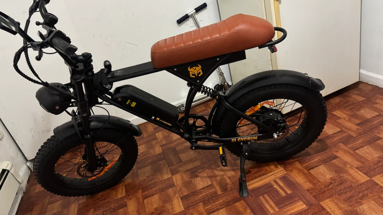 Electric Bike vintage moped style
