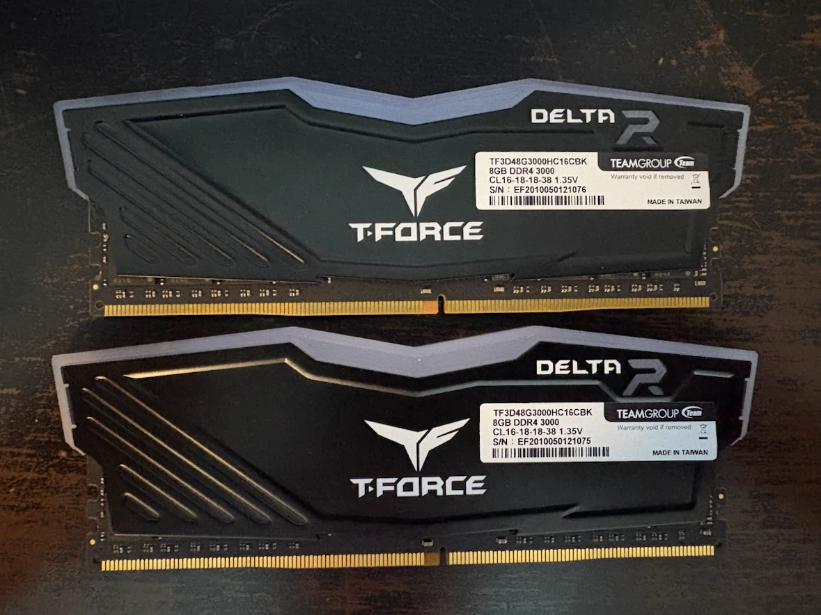 TEAMGROUP T-Force Delta RGB DDR4 RAM (2x8GB) - photo 2