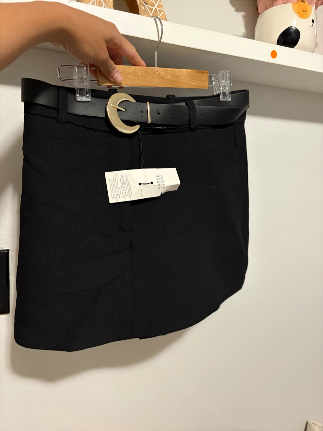 Black Belted Shorts Zara NWT size S - photo 3