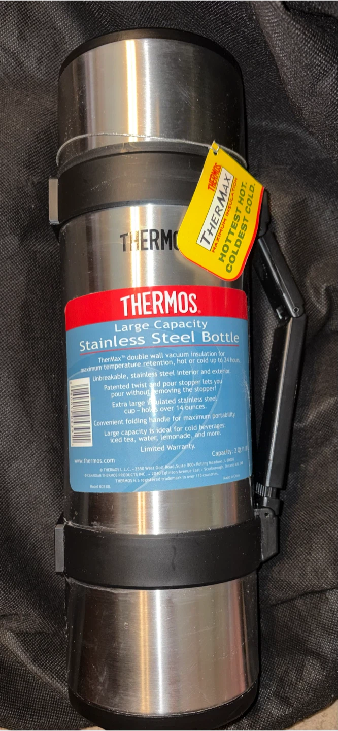 Thermos Large Capacity Stainless Steel Bottle - photo 2