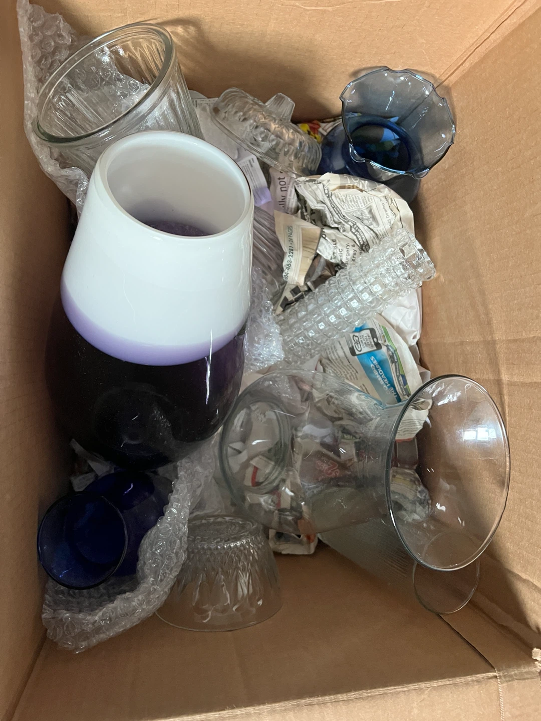 Assorted Glass Vases and Jars
