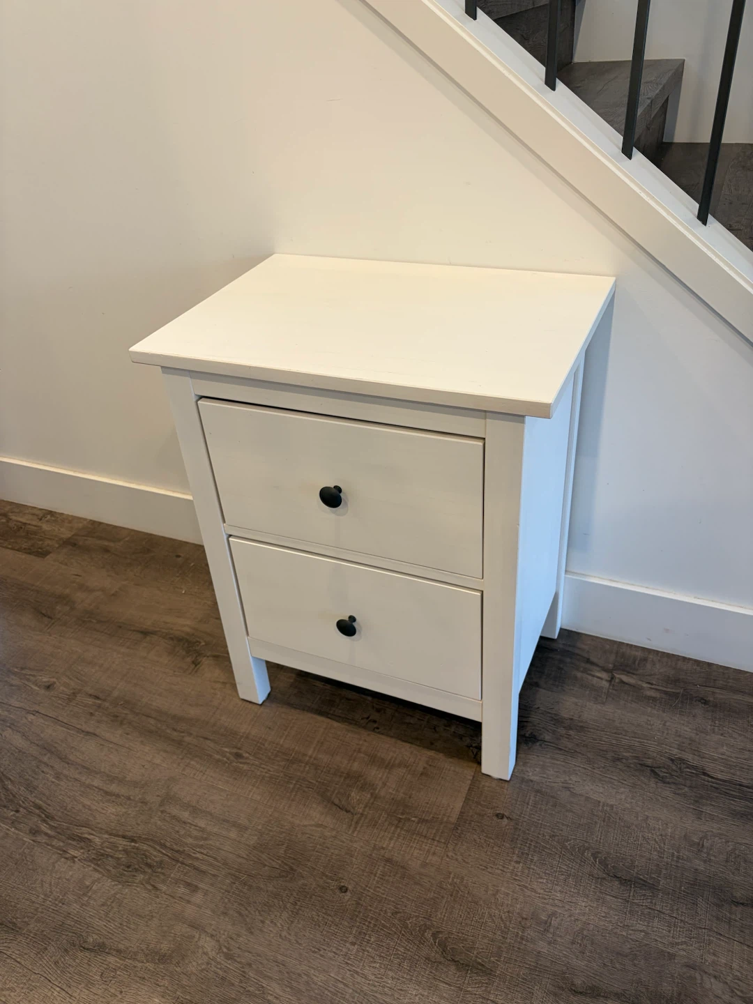 IKEA HEMNES nightstand in white