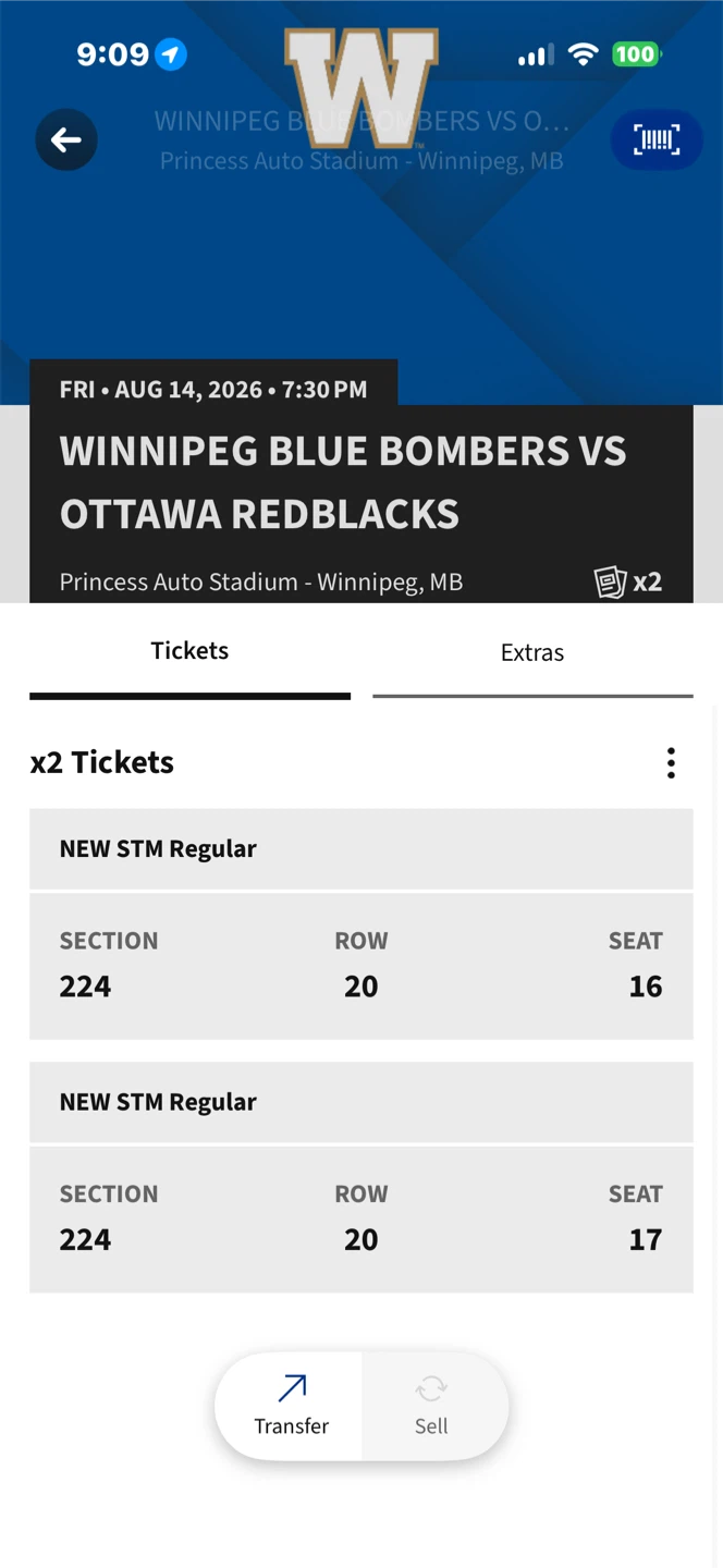 Winnipeg Blue Bombers vs Ottawa Redblacks Tickets - photo 2