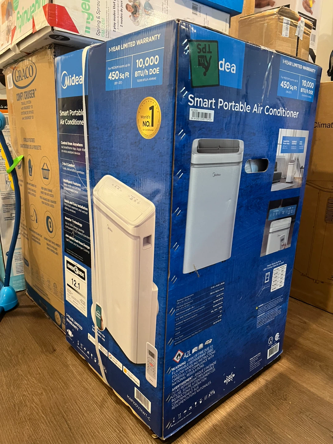 Midea Smart Portable Air Conditioner 10,000 BTU - photo 3