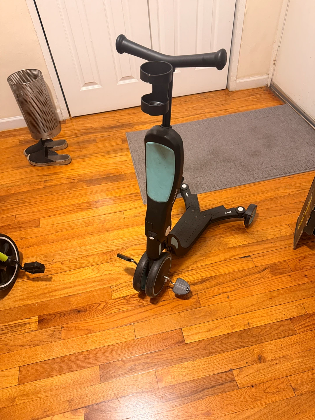 Black and Blue 3-in-1 Kids Scooter Trike