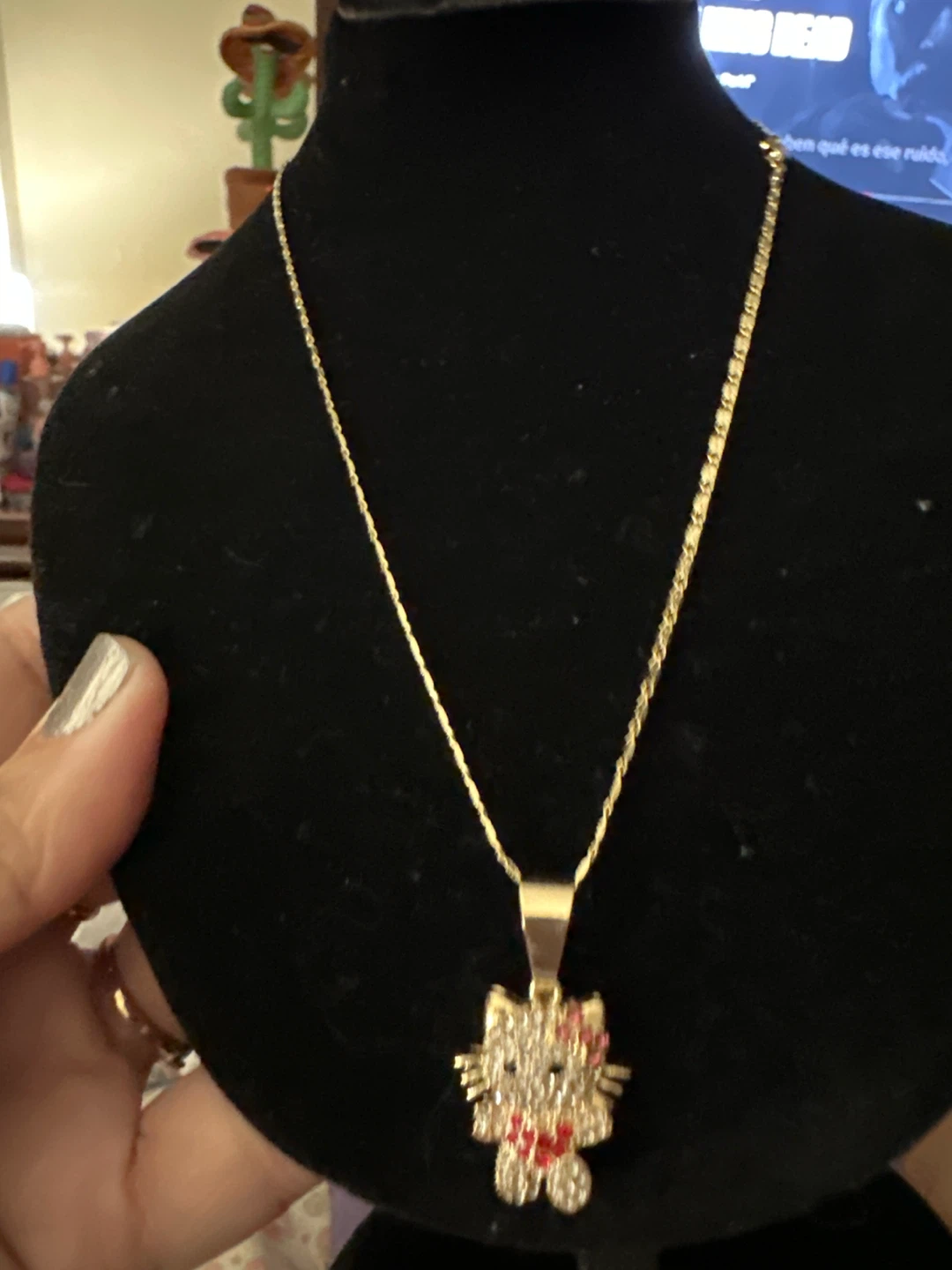14 kGold laminated Hello Kitty Charm Necklace