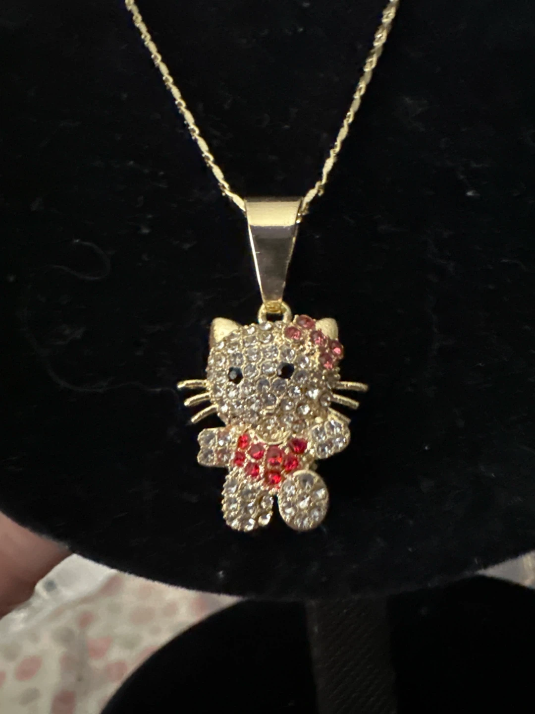 14 kGold laminated Hello Kitty Charm Necklace - photo 2
