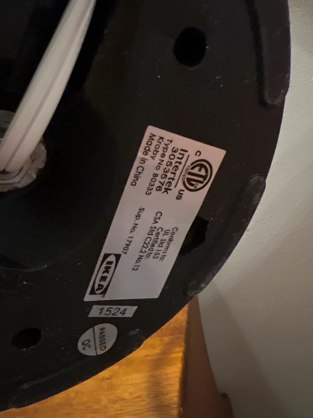 IKEA KROBY Table Lamp - photo 4