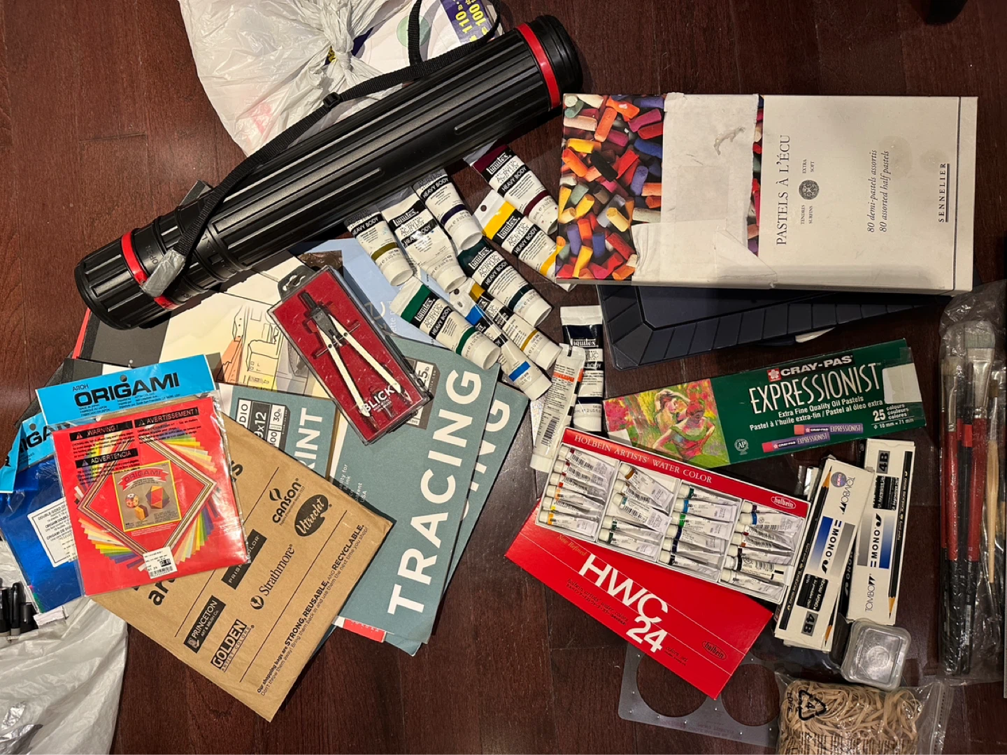 Assorted Art Supplies Lot