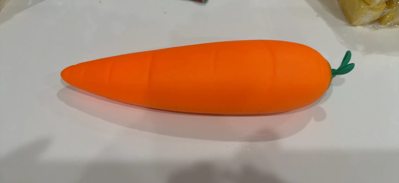 Giant Orange Carrot Squishy Toy (59 pieces left)
