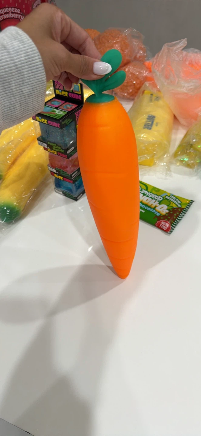 Giant Orange Carrot Squishy Toy (59 pieces left) - photo 2