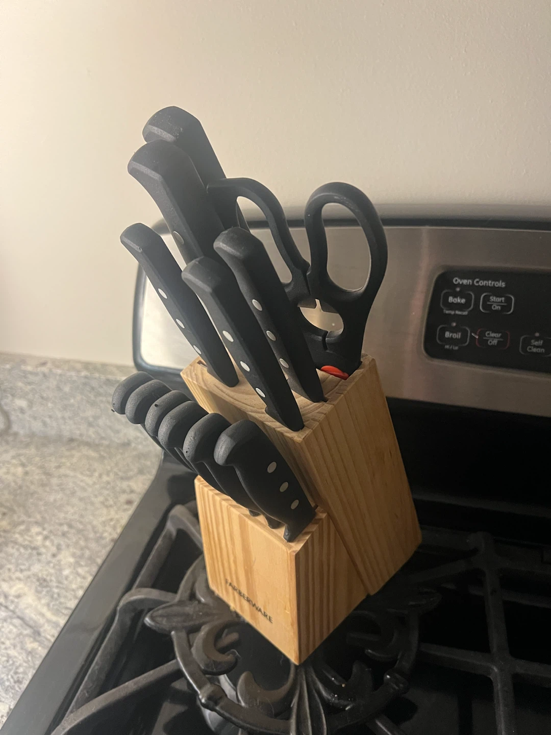 Farberware Knife Set with Block and Shears