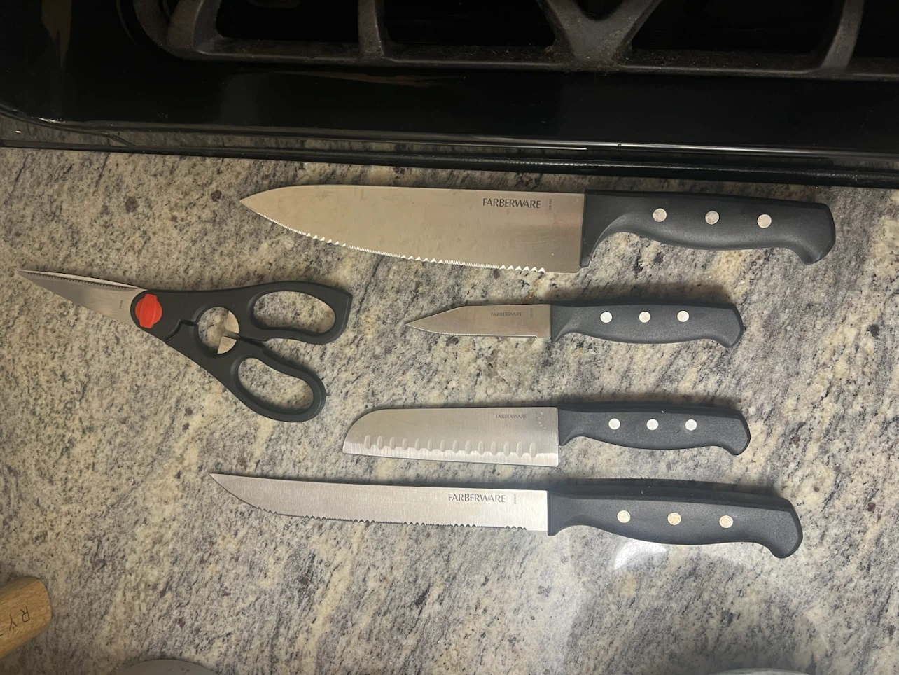 Farberware Knife Set with Block and Shears - photo 3
