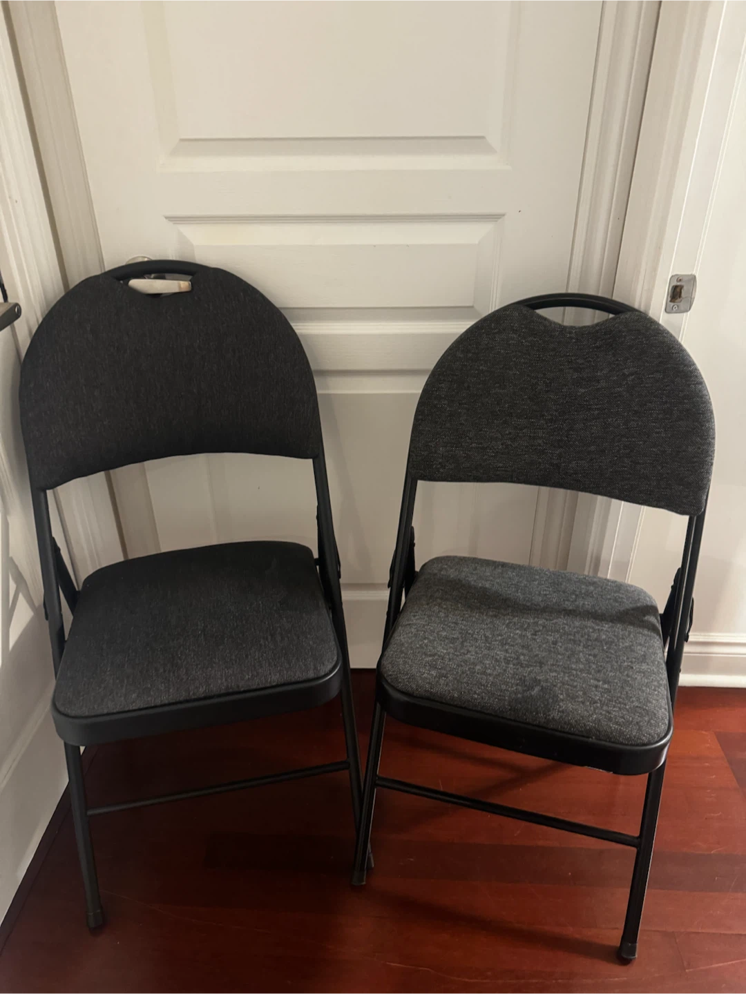 Dark Grey Folding Chairs