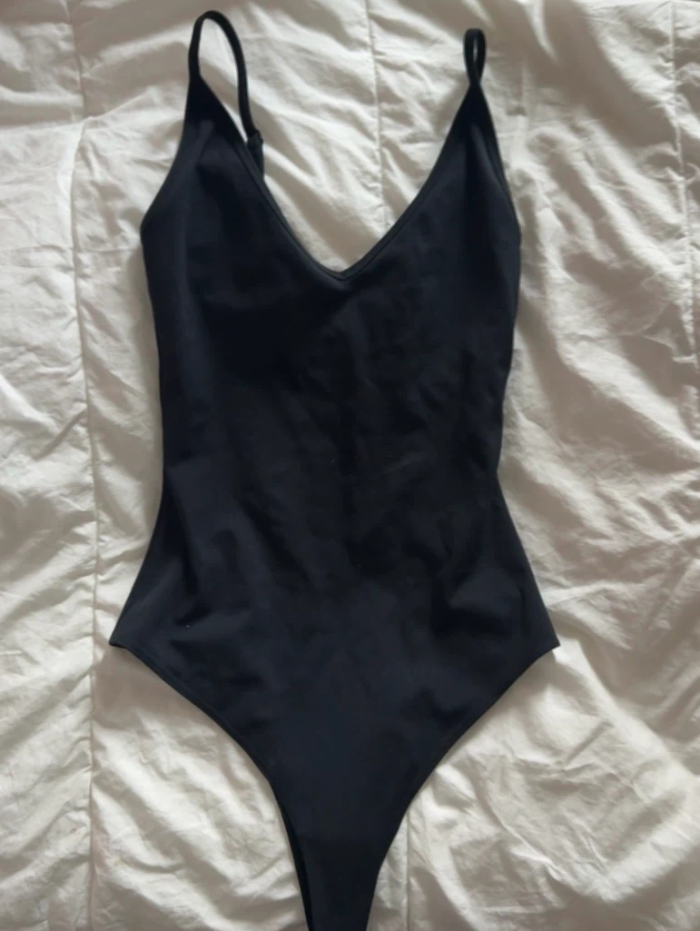 Garage Sleek V Neck Body Suit
