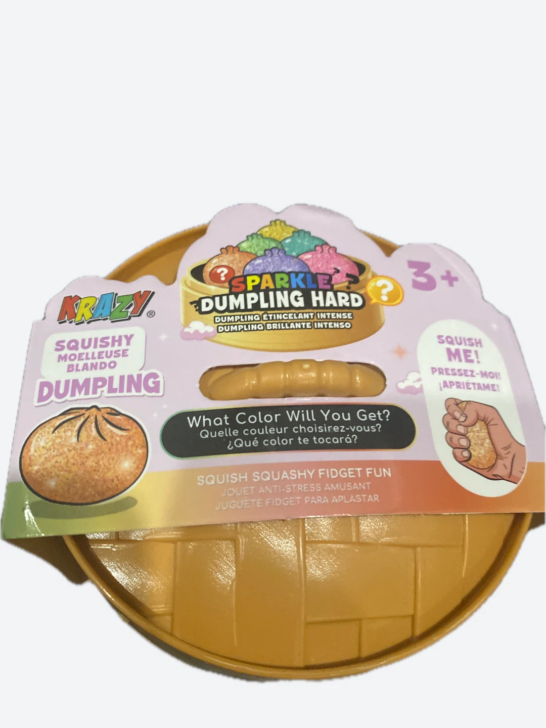 Krazy "Sparkle Dumpling” Squishy Fidget Toy