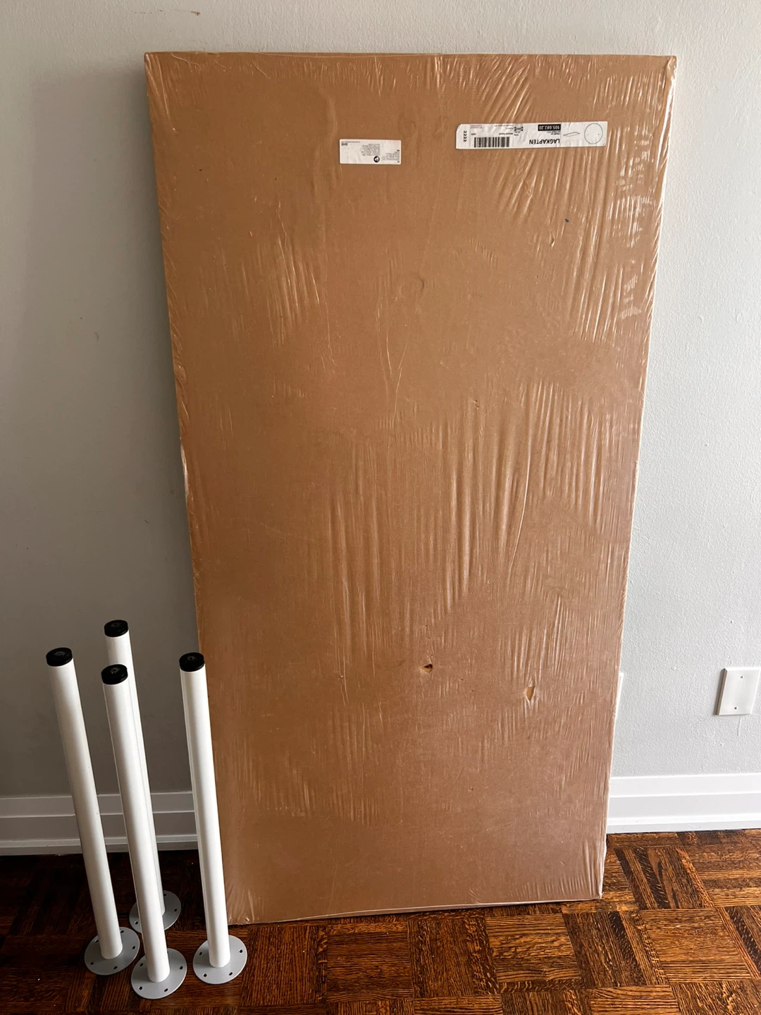 White IKEA LAGKAPTEN Tabletop (in original Ikea packing)