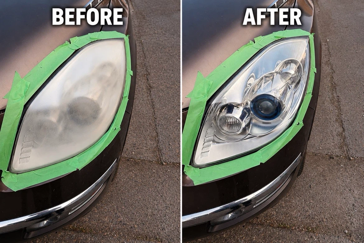 Car Headlight Restoration