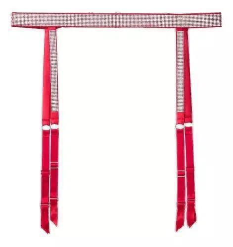 Victoria's Secret Red Rhinestone Garter Belt - photo 5