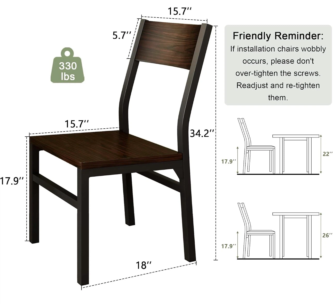 Dining Chair set of 6 - photo 2