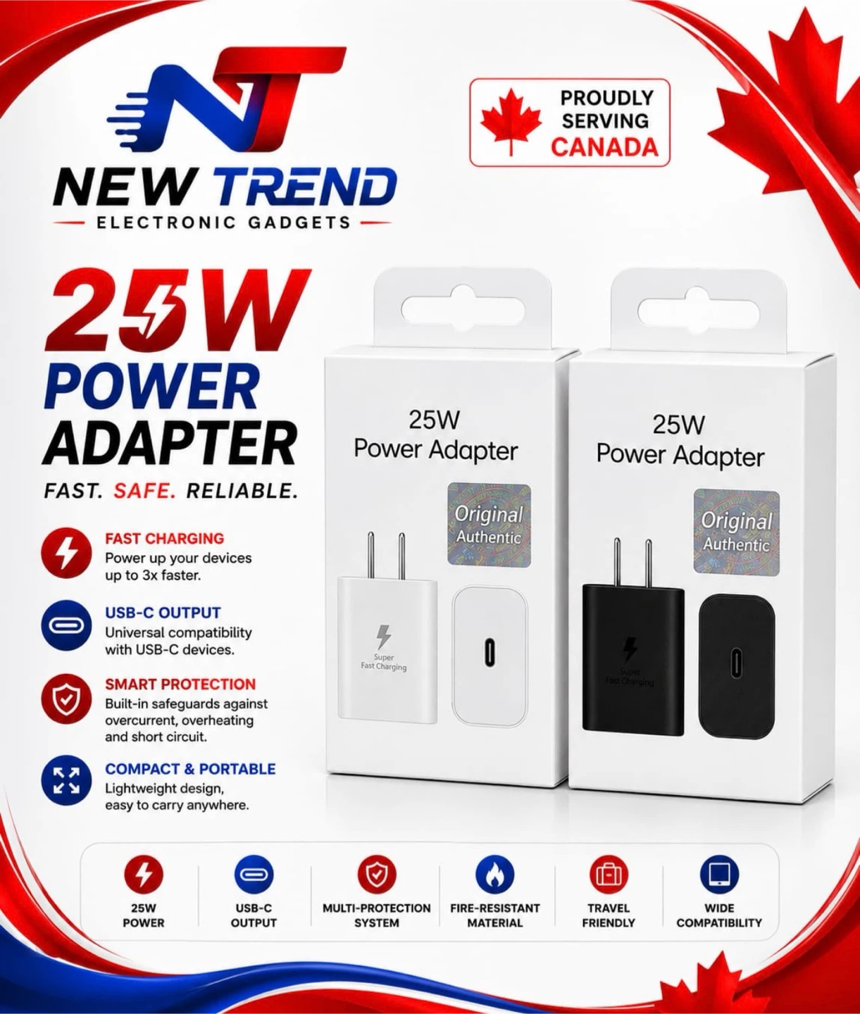 25W Power Adapter
