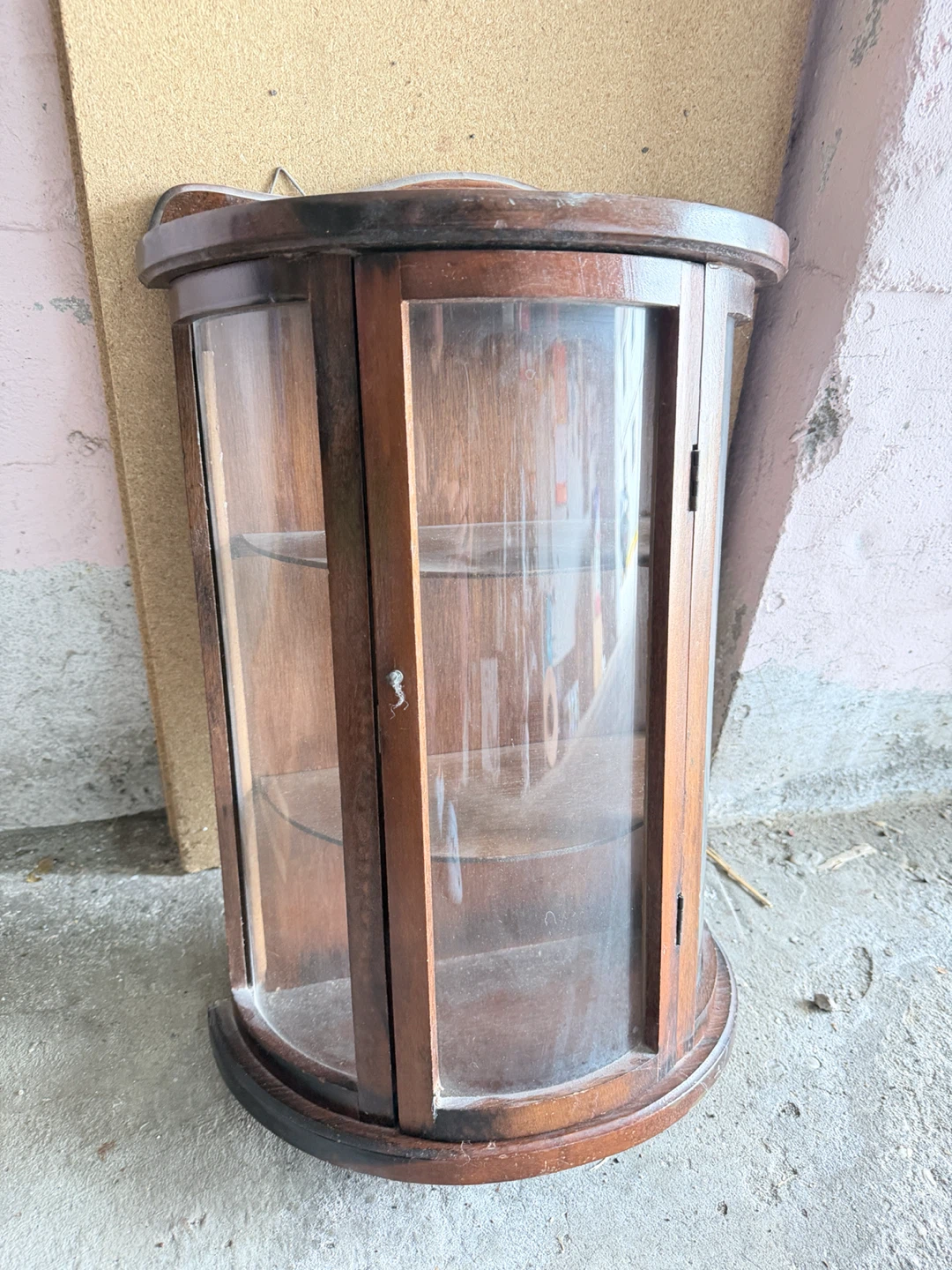 Antique Wooden Display Cabinet