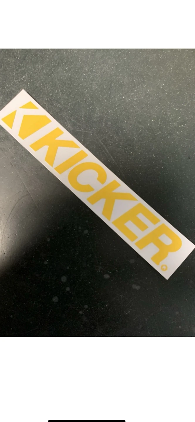 Kicker Stickers