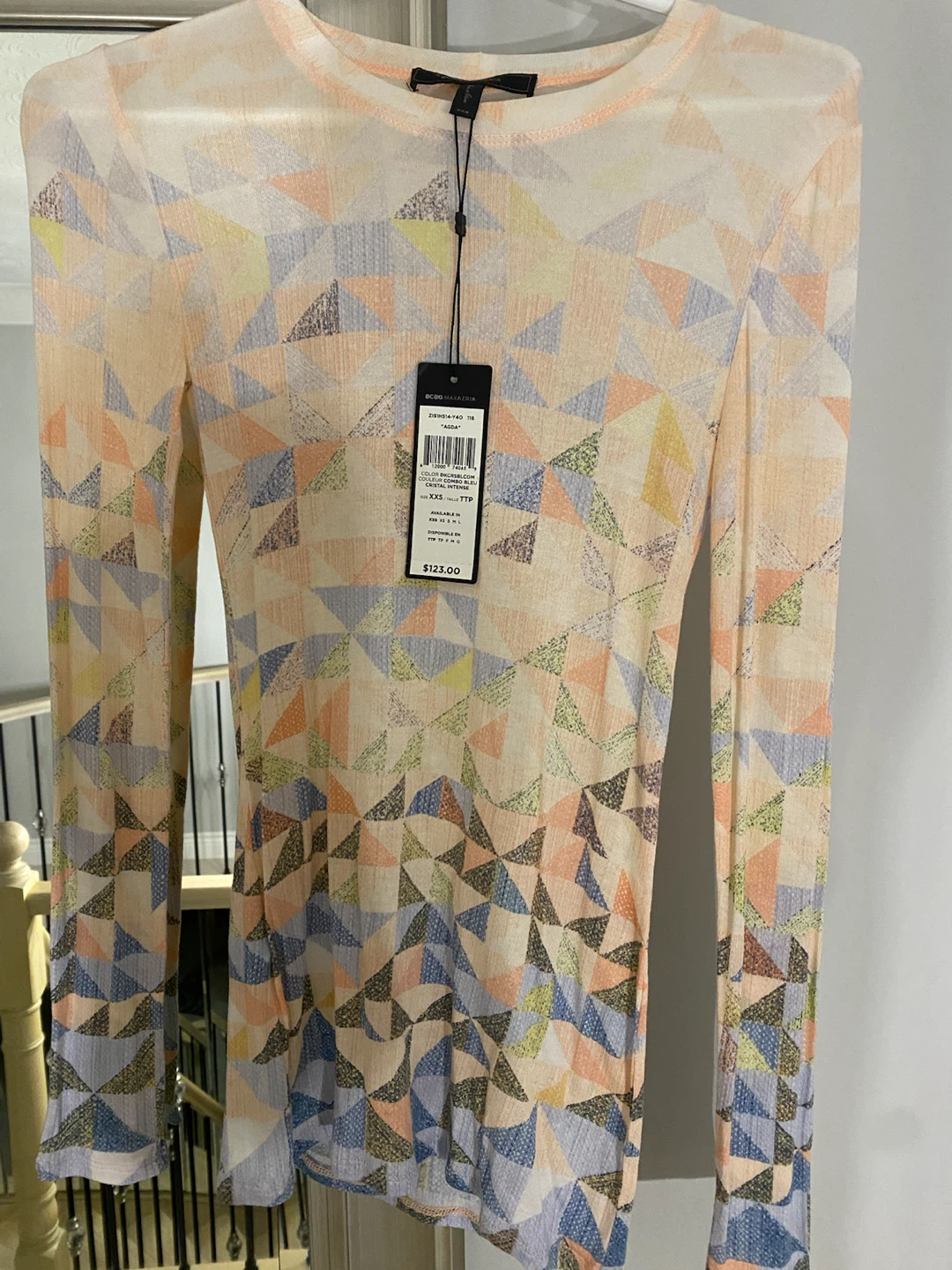 BCBGMAXAZRIA Long Sleeve Top